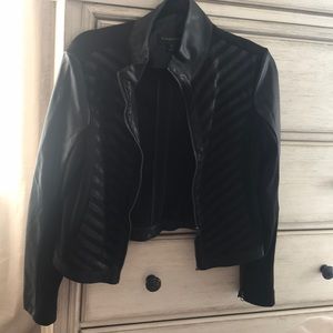 Black pleather jacket